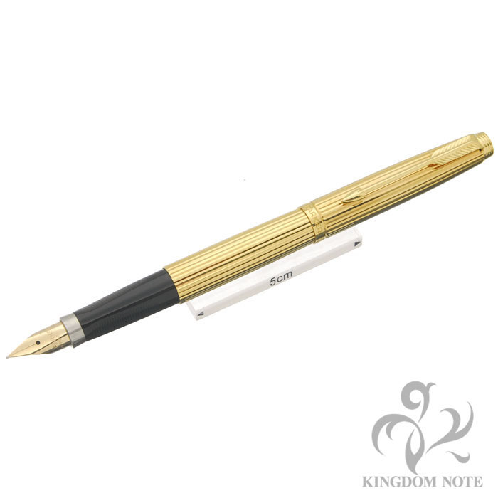 パーカーのヴィンテージ万年筆の75　そのゴールドプレート仕様の一つであるゴドロン